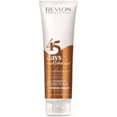 Revlon Šampon a kondicionér pro intenzivní měděné odstíny 45 days total color care (Shampoo & Conditioner Intense Coppers) 275 ml