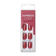 Samolepící nehty imPRESS Color Platonic Pink 30 ks