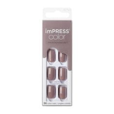 Samolepící nehty imPRESS Color Taupe Prize 30 ks