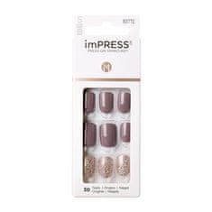 Samolepící nehty imPRESS Nails Flawless 30 ks