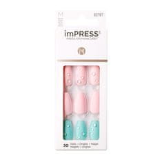 Samolepící nehty imPRESS Nails Dew Drop 30 ks