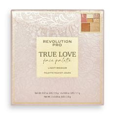 Paletka na tvář Light-Medium True Love (Eye & Cheek Palette) 12 g