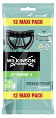 Jednorázový holicí strojek pro muže Wilkinson Xtreme3 Sensitive Comfort 12 ks