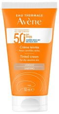 Tónovací krém na opalování pro suchou a citlivou pleť SPF 50+ (Tinted Cream) 50 ml