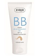 BB krém pro mastnou, smíšenou pleť tón přirozený SPF15 50 ml