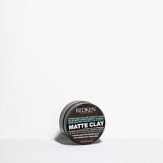 Vlasový jíl Matte Clay (Strong Hold Texturizing Clay) 75 ml