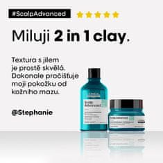 Šampon a maska pro mastnou pokožku hlavy 2 v 1 Scalp Advanced (Anti-Oiliness 2-in-1 Clay) 250 ml