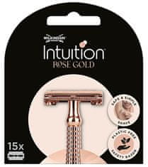 Náhradní žiletky Intuition Double Edge Rose Gold (Blades) 15 ks