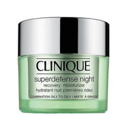 Clinique Noční hydratační krém pro smíšenou až mastnou pleť Superdefense (Night Recovery Moisturizer Combination To Oily Skin) 50 ml