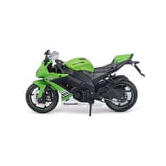 Maisto - Motocykl se stojánkem, Kawasaki Ninja ZX-10R, 1:12