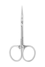 Nůžky na nehtovou kůžičku se zahnutou špičkou Exclusive 21 Type 1 Magnolia (Professional Cuticle Scissors with Hook)