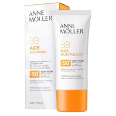 Ochranný BB krém proti tmavým skvrnám a stárnutí pleti SPF 50+ Age Sun Resist (BB Cream) 50 ml