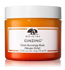 Hydratační gelová maska na obličej pro zářivou pleť GinZing (Glow-Boosting Mask) 75 ml