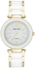 Anne Klein Analogové hodinky Considered Solar Powered Ceramic AK/3844WTGB