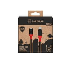 Tactical Recce 3:20 kabel pro Garmin USB-C Black/Red