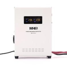 Napěťový měnič MHPower WPU-700-12 záložní zdroj, UPS, 700W, čistý sinus, 12V