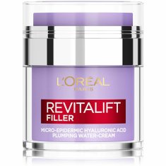 Lehký pleťový krém s kyselinou hyaluronovou Revitalift Filler (Plumping Water-Cream) 50 ml