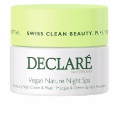 Declare Noční revitalizační pleťový krém a maska pro citlivou pleť Vegan Nature Night Spa (Revitalising Cream & Mask) 50 ml