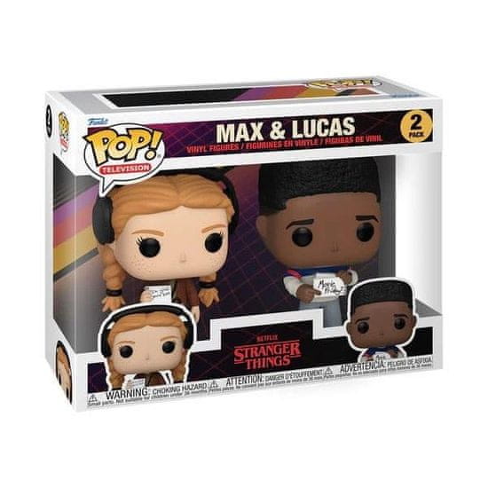 Funko POP TV: Stranger Things S4 - Max & Lucas 2-pack