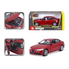 Bburago 1:24 Plus Alfa Romeo Giulia (2016) Metallic Red