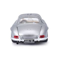 Bburago 1:24 Mercedes Benz 300SL Silver