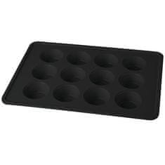 Berlingerhaus Forma na muffiny 12 ks Matte Black Collection BH-7876