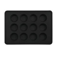 Berlingerhaus Forma na muffiny 12 ks Matte Black Collection BH-7876