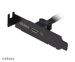 AKASA - USB 3.1 gen 2 Typ C PCI záslepka low profile