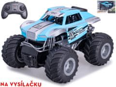 R/C auto terénní 20 cm 1:20 2,4 GHz plná funkce na baterie (modré, zelené)