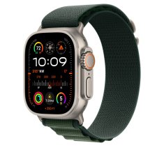 Apple Watch Acc/49/Dark Green Alpine Loop-L-Natur.Titan