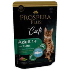 Kapsička Prospera Plus Adult 1+, Tuna, Peas 85g