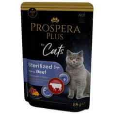 Kapsička Prospera Plus Sterilized 1+, Beef, Pumpkins 85g