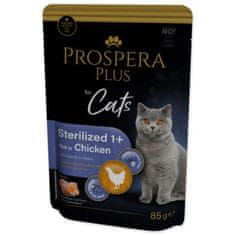 Kapsička Prospera Plus Sterilized 1+, Chicken, Carrot 85g