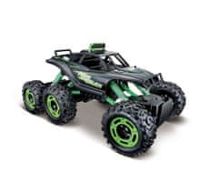 Maisto RC – Rock Crawler 6x6, matně černá, 2,4 GHz, XTR