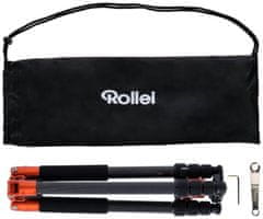 Rollei Stativ C5i Karbon/ 22610/ Zátěž 8kg/ Vytažený 157,5 cm/ Karbon/ Oranžový