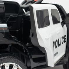 Dětské elektrické autíčko Baby Mix Police 4x4 černé