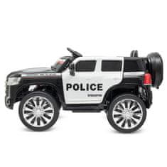 Dětské elektrické autíčko Baby Mix Police 4x4 černé