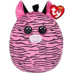 TY TY - Squishy ZOEY ružová zebra, 22 cm