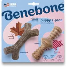 Benebone Puppy Maplestick Zaggler slanina XS 2 ks