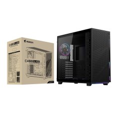 Gigabyte AORUS C400 GLASS/Midi Tower/Transpar./Černá