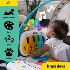 BABY EINSTEIN Postýlka s ohrádkou na hraní a klavírem 3v1 Kick & Snooze 0m+