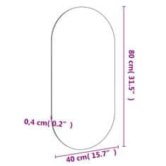 Vidaxl Zrcadlo 100 x 50 cm sklo