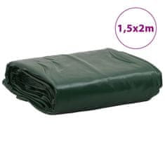 Vidaxl Plachta zelená 1,5 x 2 m 650 g/m²