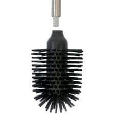 Kela WC štětka La Brosse nerezová rukojeť TPR černá KL-24309