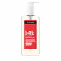 Čisticí gel proti pupínkům Clear & Defend+ (Facial Wash) 200 ml