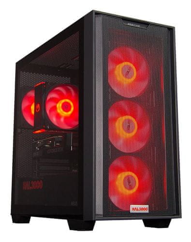 Stolní počítač HAL3000 Master Gamer BTF PCHS2780 hraní her procesor Intel Core i5 14400F NVIDIA GeForce RTX 4060 Ti 8 GB 32 GB DDR4 RAM 1 TB SSD rychlost efektivita výkon