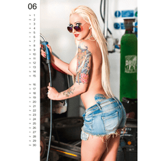 Kalendář Pin-up Kalender Tattoo-Girls