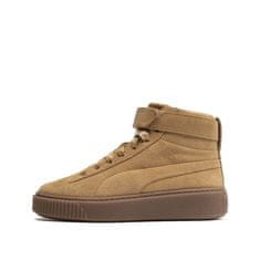 Puma Boty hnědé 37 EU Suede Platform Mid Jr