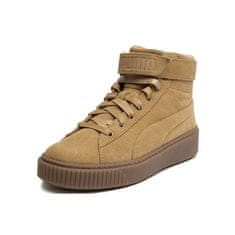 Puma Boty hnědé 37 EU Suede Platform Mid Jr