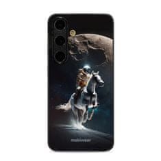 Mobiwear Lesklý kryt Glossy - Samsung Galaxy S24 FE - G004G Astronaut na koni